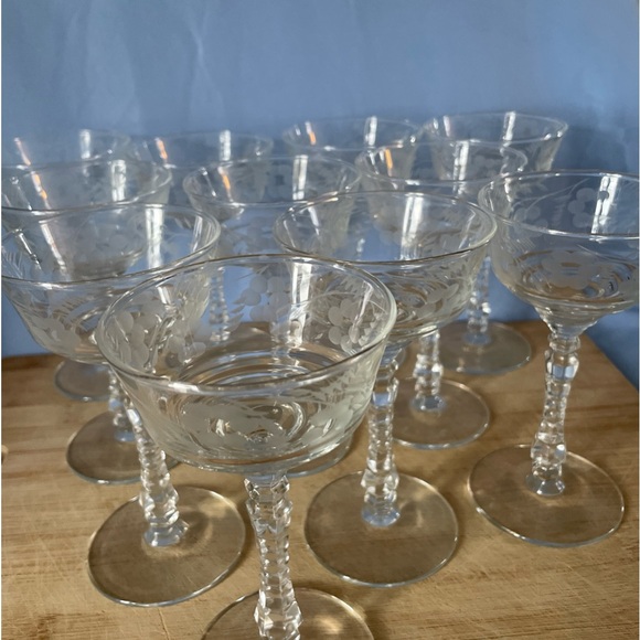 SET Of 4 Vintage 3005-4 ROCK SHARPE Liquor Cocktail Glassware - Picture 1 of 6